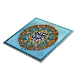Mandala Shalom Fliese