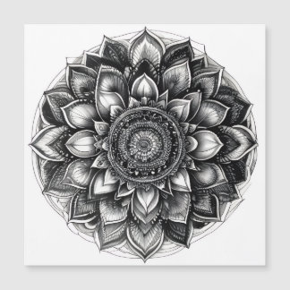 mandala shirt magnetkarte