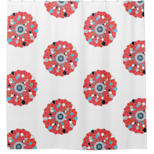 Mandala Shower curtain  Duschvorhang (Vorderseite)