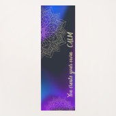 Mandala - Sie kreieren Ihre eigene ruhige Holograf Yogamatte (Vorderseite)