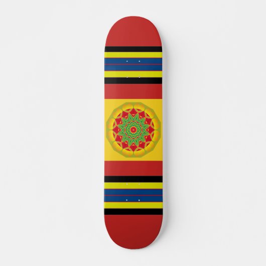 Mandala Skateboard (Vorne)