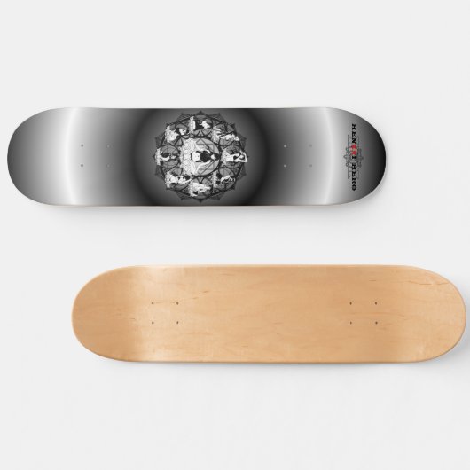 Mandala Skateboard (Horizontal)