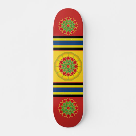 Mandala Skateboard (Vorne)