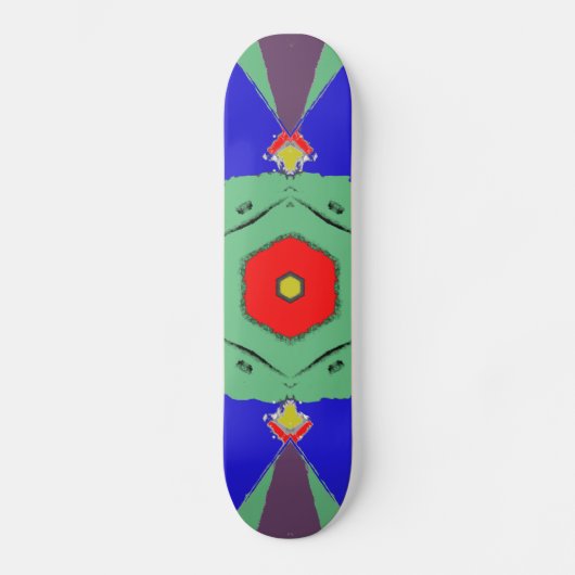 Mandala Skateboard / Skateboard Mandala (Vorderseite)