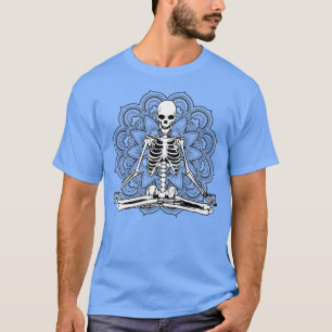Mandala Skeleton Yoga Chakra Hindu Esoteric T-Shirt