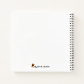 Mandala Sketchbook | personalisierter Titel Notizblock (Rückseite)