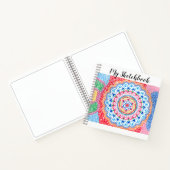Mandala Sketchbook | personalisierter Titel Notizblock (Innenseite)