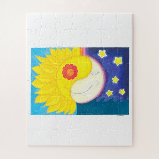 Mandala: Solflor e Luaflor Puzzle (Vertikal)