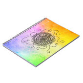 Mandala Sonne Notizblock (Linke Seite)