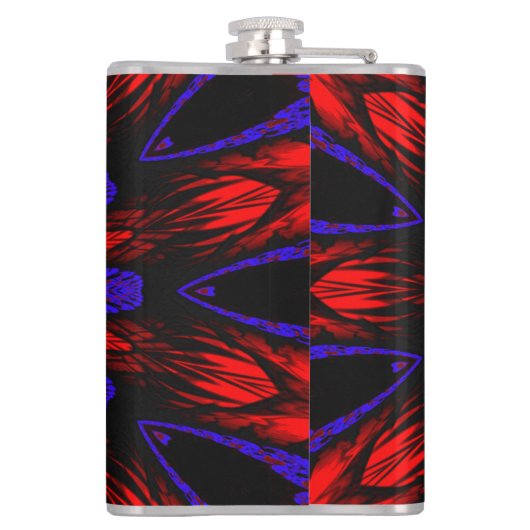 Mandala Southwestern Hippie Boho Chic Bohemisch Flachmann (Rückseite)