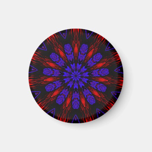 Mandala Southwestern Hippie Boho Chic Bohemisch Magnet (Vorne)