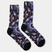 Mandala Space Art Funky Socks Socken (Rechts)