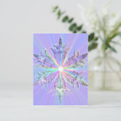 Mandala Sparkle Briefmarke Postkarte (Stehend Vorderseite)
