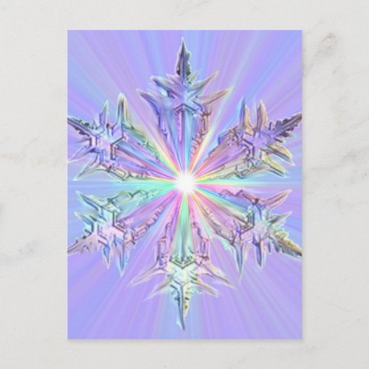 Mandala Sparkle Briefmarke Postkarte (Vorderseite)