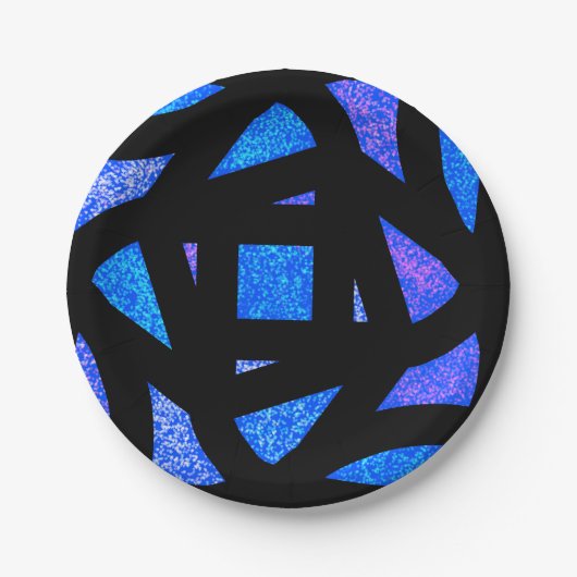 Mandala Sparkles Pappteller (Vorderseite)