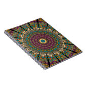 Mandala Spiral Foto Notebook Notizblock (Rechte Seite)