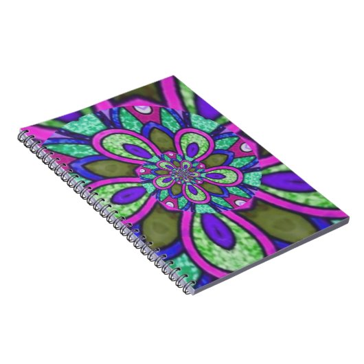 Mandala-Spirale Notizblock (Rechte Seite)