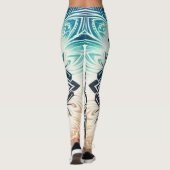 Mandala Spirit Art Leggings (Rückseite)