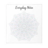 Mandala Spiritual Personalized. Notizblock (Vorderseite)