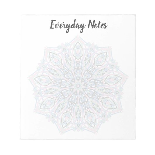 Mandala Spiritual Personalized. Notizblock (Vorderseite)