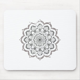 Mandala Spirituell Abgenutzt Frieden Boho Yoga Spi Mousepad