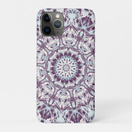 Mandala Spirituelles Kaleidoskop Blau Lila Weiß. Case-Mate iPhone Hülle