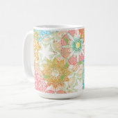Mandala Spring Colors Tasse (Vorderseite Links)