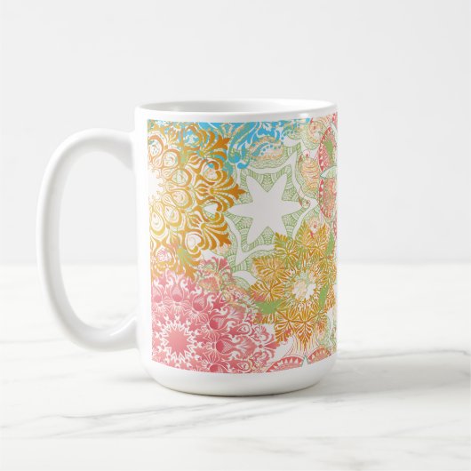 Mandala Spring Colors Tasse (Links)