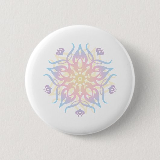 Mandala Sprite Burst Button (Vorderseite)