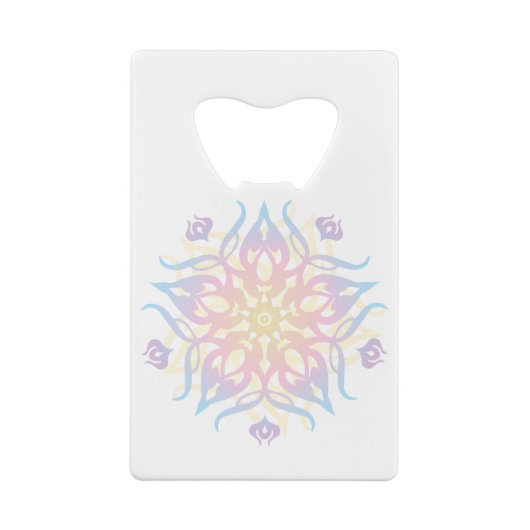 Mandala Sprite Burst Geldbeutel Flaschenöffner (Rückseite)