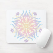 Mandala Sprite Burst Mousepad (Mit Mouse)