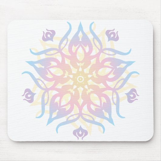 Mandala Sprite Burst Mousepad (Vorne)