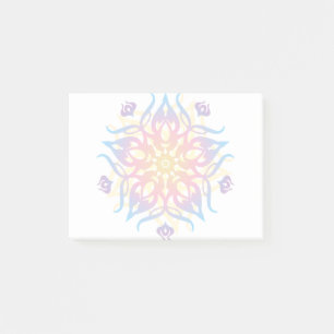 Mandala Sprite Burst Post-it Klebezettel
