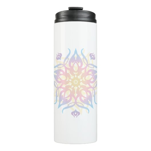 Mandala Sprite Burst Thermosbecher (Vorderseite)