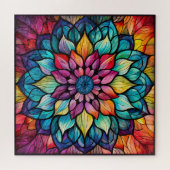 Mandala Stached Glass Puzzle (Horizontal)