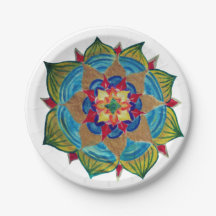 Mandala Star Blume Paper Teller