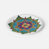 Mandala Star Blume Paper Teller (Schrägansicht)