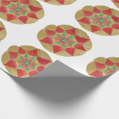 Mandala Star Handgemalt Wrapping Paper Geschenkpapier (Ecke)