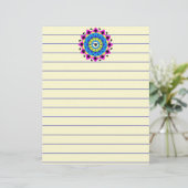 Mandala Stationery (Stehend Vorderseite)