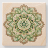 Mandala Steinuntersetzer (Vorderseite)