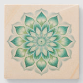 Mandala Steinuntersetzer (Vorderseite)