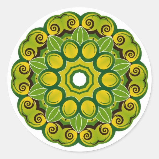 Mandala Sticker (Vorderseite)
