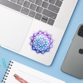 Mandala Sticker (Laptop mit iPhone)