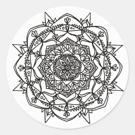 Mandala Stickers (Vorderseite)