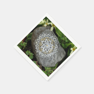Mandala Stone Foto Paper Napkins Serviette