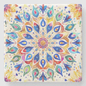 Mandala Stone Untersetzer (Vorderseite)