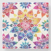 Mandala Stone Untersetzer (Vorderseite)