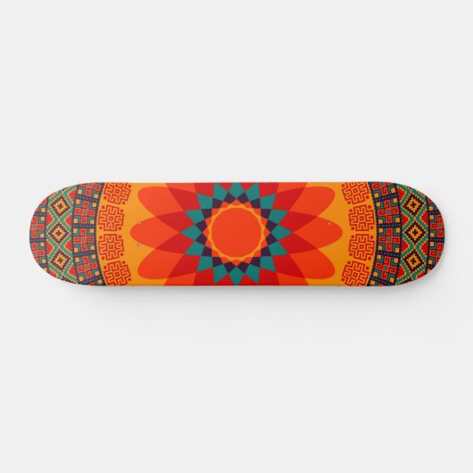 Mandala Style Design #2 Skateboard (Horizontal)