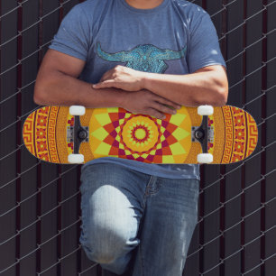 Mandala Style Design #3 Skateboard
