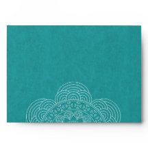 Mandala Summer Garden Wedding Chic Aquamarin Green